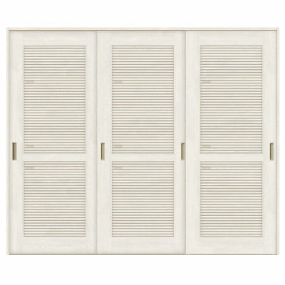 オーダーサイズ リクシル ラシッサＳ 通風タイプ 室内引戸 Vレール方式 引違い戸3枚建 ASHT-LTA ノンケーシング枠 W1748～2954㎜×Ｈ1728～2425㎜