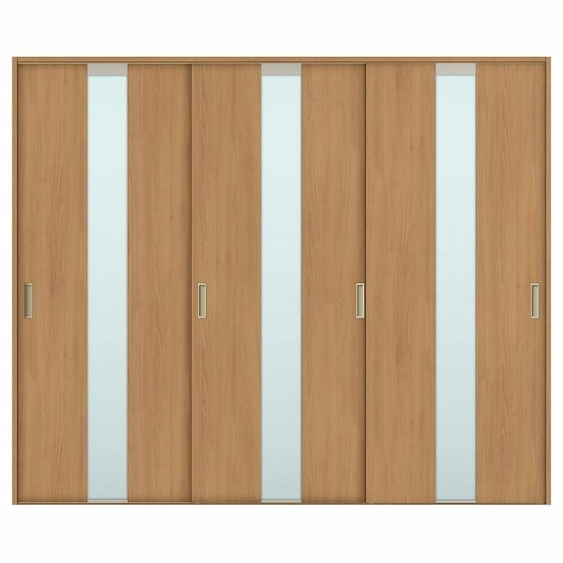 オーダーサイズ リクシル ラシッサＳ 室内引戸 Vレール方式 引違い戸3枚建 ASHT-LGM ケーシング付枠  W1748～2954㎜×Ｈ1728～2425㎜