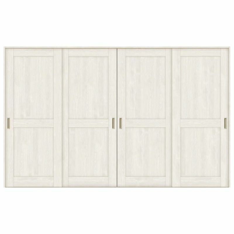 オーダーサイズ リクシル ラシッサＳ 室内引戸 Vレール方式 引違い戸4枚建 ASHF-LAH ノンケーシング枠 W2341～3949㎜×Ｈ1728～2425㎜