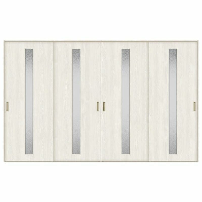 オーダーサイズ リクシル ラシッサＳ 室内引戸 Vレール方式 引違い戸4枚建 ASHF-LGA ノンケーシング枠 W2341～3949㎜×Ｈ1728～2425㎜