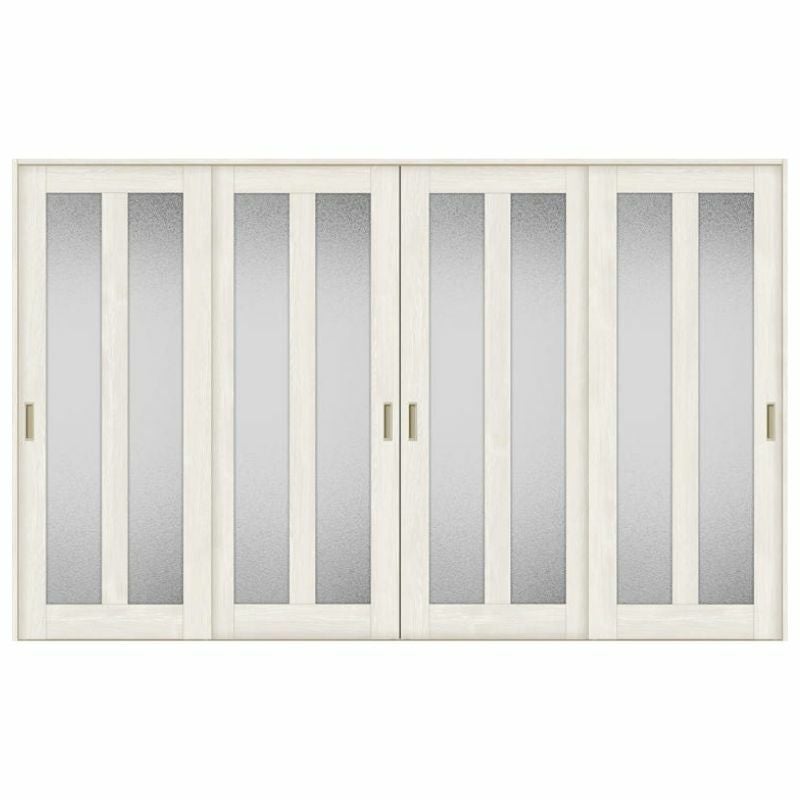 オーダーサイズ リクシル ラシッサＳ 室内引戸 Vレール方式 引違い戸4枚建 ASHF-LGG ノンケーシング枠 W2341～3949㎜×Ｈ1728～2425㎜