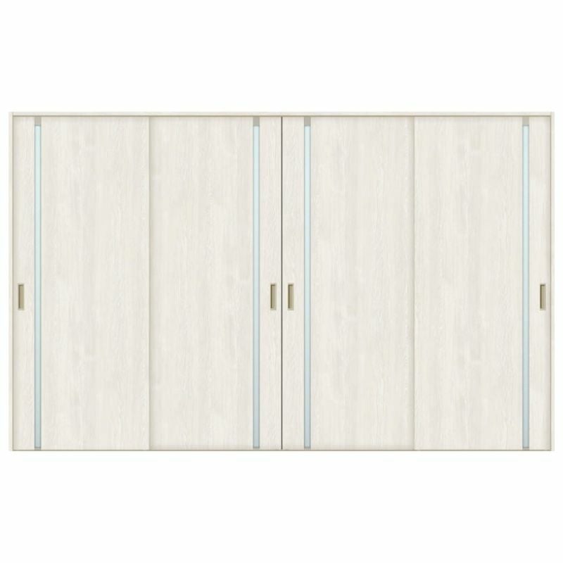 オーダーサイズ リクシル ラシッサＳ 室内引戸 Vレール方式 引違い戸4枚建 ASHF-LGL ノンケーシング枠 W2341～3949㎜×Ｈ1728～2425㎜