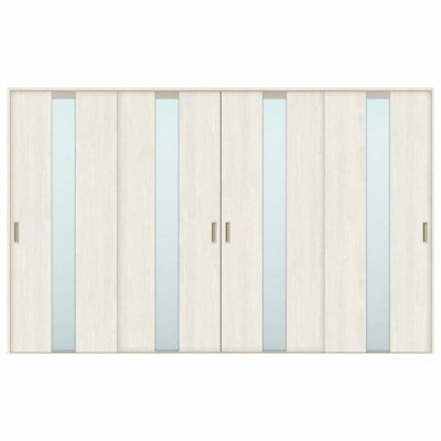 オーダーサイズ リクシル ラシッサＳ 室内引戸 Vレール方式 引違い戸4枚建 ASHF-LGM ノンケーシング枠  W2341～3949㎜×Ｈ1728～2425㎜