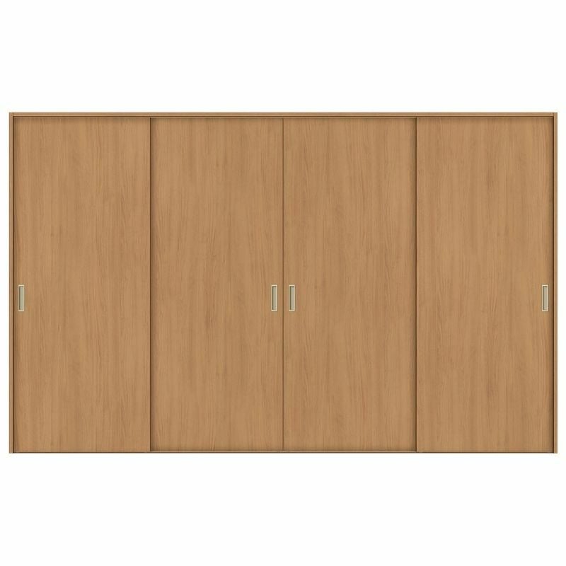 オーダーサイズ リクシル ラシッサＳ 室内引戸 Vレール方式 引違い戸4枚建 ASHF-LAA ケーシング付枠 W1789(2341)～3949㎜×Ｈ628(1728)～2425㎜