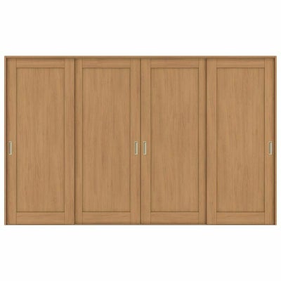 オーダーサイズ リクシル ラシッサＳ 室内引戸 Vレール方式 引違い戸4枚建 ASHF-LAG ケーシング付枠 W2341～3949㎜×Ｈ1728～2425㎜