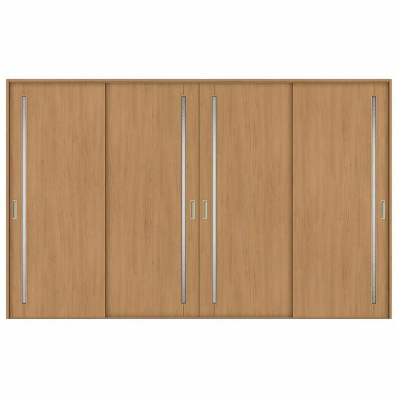 オーダーサイズ リクシル ラシッサＳ 室内引戸 Vレール方式 引違い戸4枚建 ASHF-LGC ケーシング付枠 W2341～3949㎜×Ｈ1728～2425㎜