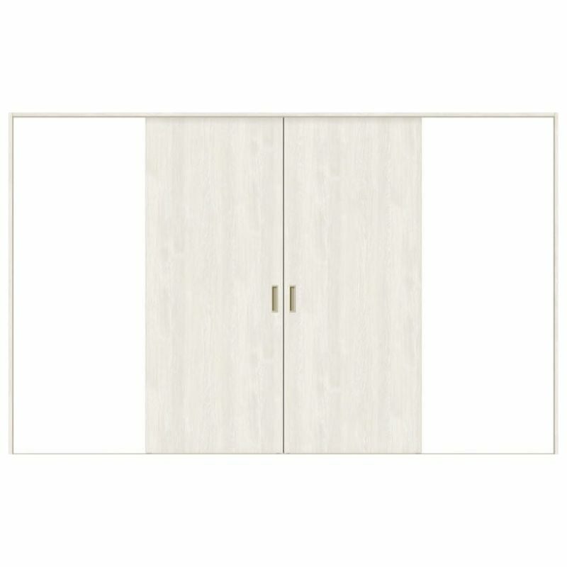 オーダーサイズ リクシル ラシッサＳ 室内引戸 Vレール方式 引分け戸 ASWH-LAA ノンケーシング枠 W1789(2341)～3949㎜×Ｈ628(1728)～2425㎜