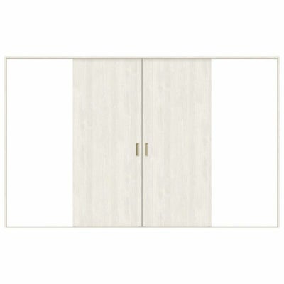 オーダーサイズ リクシル ラシッサＳ 室内引戸 Vレール方式 引分け戸 ASWH-LAC ノンケーシング枠 W2341～3949㎜×Ｈ1728～2425㎜