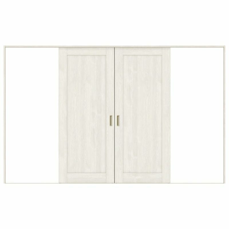 オーダーサイズ リクシル ラシッサＳ 室内引戸 Vレール方式 引分け戸 ASWH-LAG ノンケーシング枠 W2341～3949㎜×Ｈ1728～2425㎜