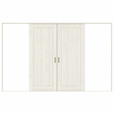 オーダーサイズ リクシル ラシッサＳ 室内引戸 Vレール方式 引分け戸 ASWH-LAG ノンケーシング枠 W2341～3949㎜×Ｈ1728～2425㎜