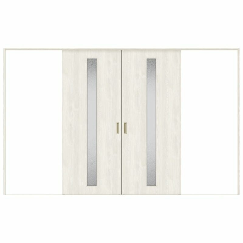 オーダーサイズ リクシル ラシッサＳ 室内引戸 Vレール方式 引分け戸 ASWH-LGA ノンケーシング枠 W2341～3949㎜×Ｈ1728～2425㎜