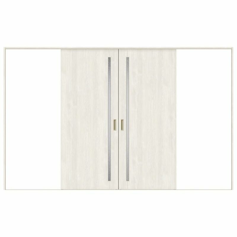 オーダーサイズ リクシル ラシッサＳ 室内引戸 Vレール方式 引分け戸 ASWH-LGC ノンケーシング枠 W2341～3949㎜×Ｈ1728～2425㎜