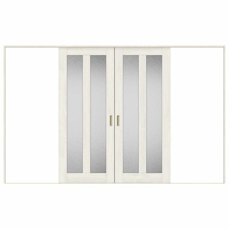 オーダーサイズ リクシル ラシッサＳ 室内引戸 Vレール方式 引分け戸 ASWH-LGG ノンケーシング枠 W2341～3949㎜×Ｈ1728～2425㎜