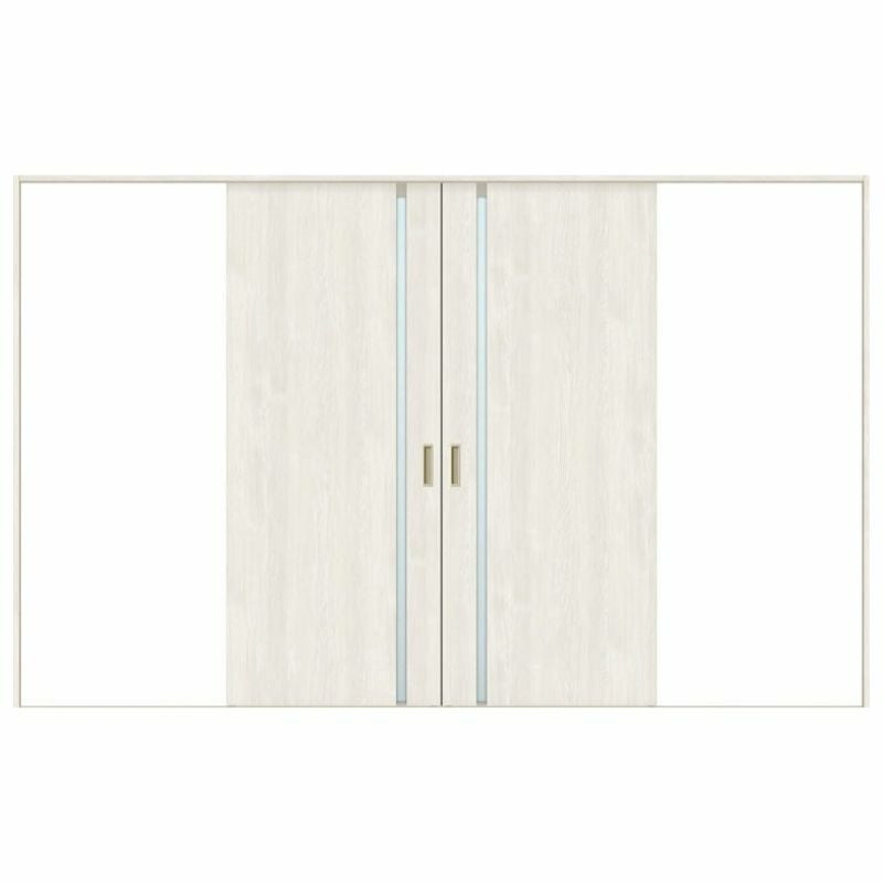 オーダーサイズ リクシル ラシッサＳ 室内引戸 Vレール方式 引分け戸 ASWH-LGL ノンケーシング枠 W2341～3949㎜×Ｈ1728～2425㎜