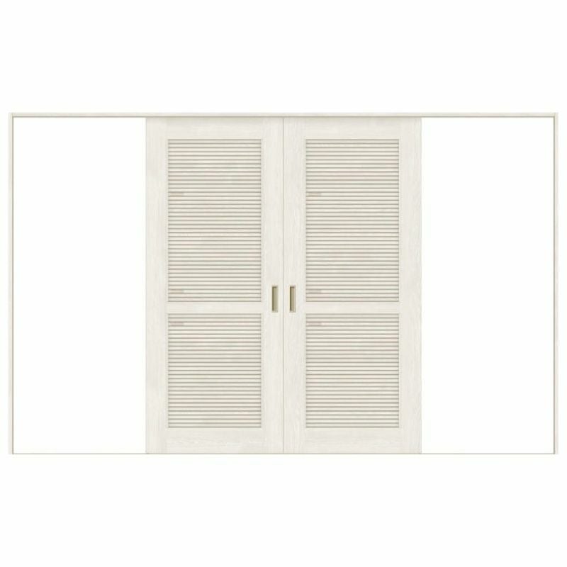 オーダーサイズ リクシル ラシッサＳ 通風タイプ 室内引戸 Vレール方式 引分け戸 ASWH-LTA ノンケーシング枠 W2341～3949㎜×Ｈ1728～2425㎜