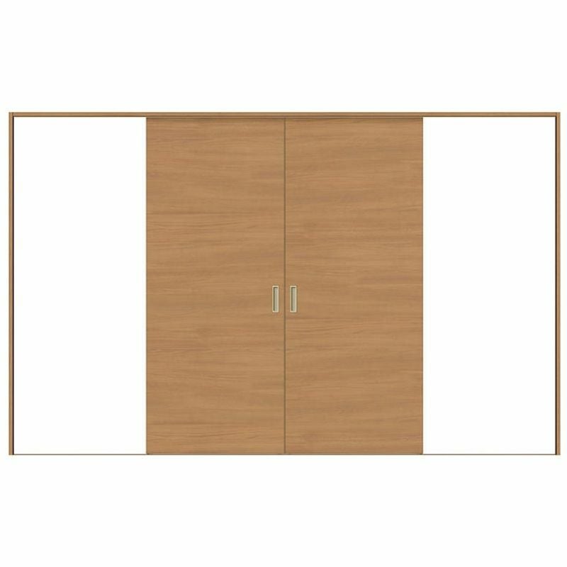 オーダーサイズ リクシル ラシッサＳ 室内引戸 Vレール方式 引分け戸 ASWH-LAB ケーシング付枠 W1789(2341)～3949㎜×Ｈ628(1728)～2425㎜