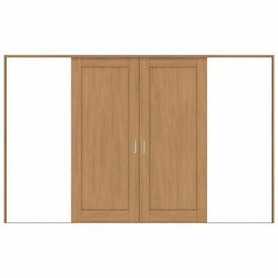 オーダーサイズ リクシル ラシッサＳ 室内引戸 Vレール方式 引分け戸 ASWH-LAG ケーシング付枠 W2341～3949㎜×Ｈ1728～2425㎜