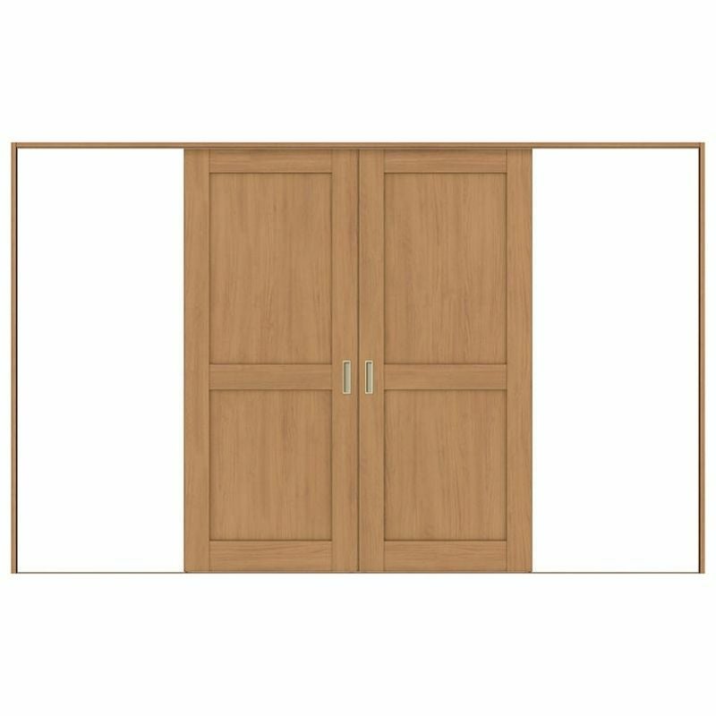 オーダーサイズ リクシル ラシッサＳ 室内引戸 Vレール方式 引分け戸 ASWH-LAH ケーシング付枠 W2341～3949㎜×Ｈ1728～2425㎜