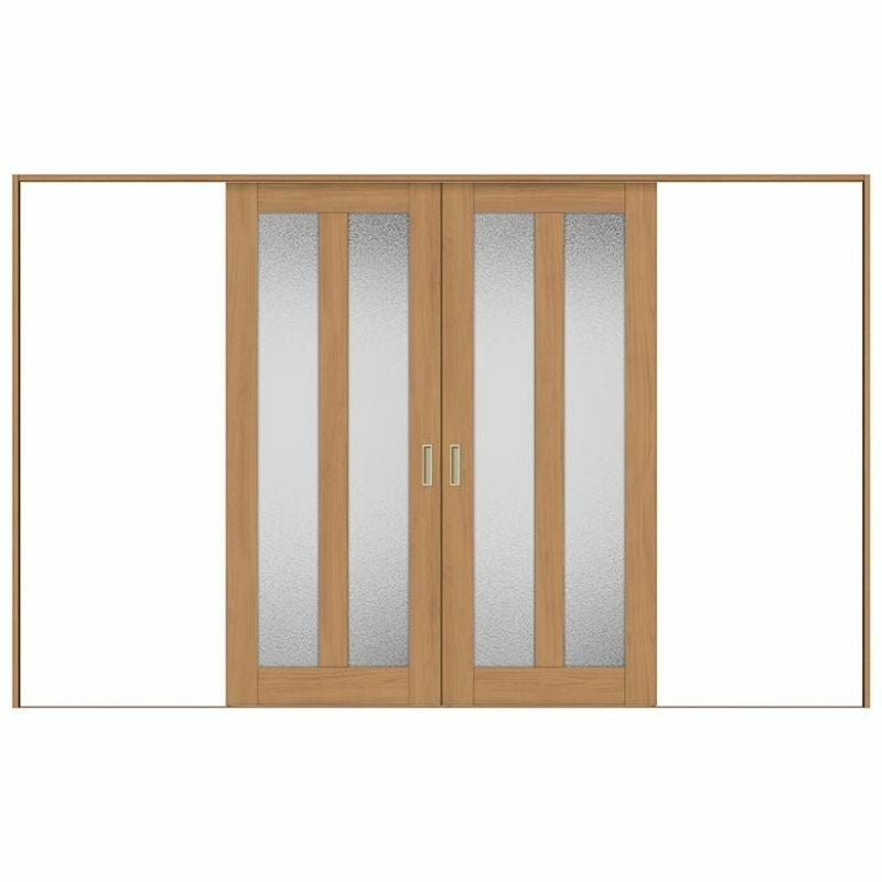 オーダーサイズ リクシル ラシッサＳ 室内引戸 Vレール方式 引分け戸 ASWH-LGG ケーシング付枠 W2341～3949㎜×Ｈ1728～2425㎜