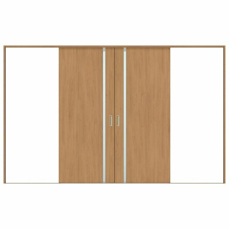 オーダーサイズ リクシル ラシッサＳ 室内引戸 Vレール方式 引分け戸 ASWH-LGL ケーシング付枠 W2341～3949㎜×Ｈ1728～2425㎜