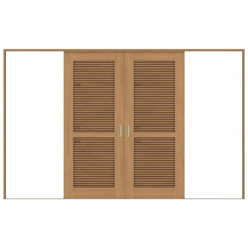 オーダーサイズ リクシル ラシッサＳ 通風タイプ 室内引戸 Vレール方式 引分け戸 ASWH-LTA ケーシング付枠 W2341～3949㎜×Ｈ1728～2425㎜