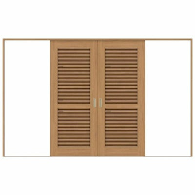 オーダーサイズ リクシル ラシッサＳ 通風タイプ 室内引戸 Vレール方式 引分け戸 ASWH-LTA ケーシング付枠 W2341～3949㎜×Ｈ1728～2425㎜