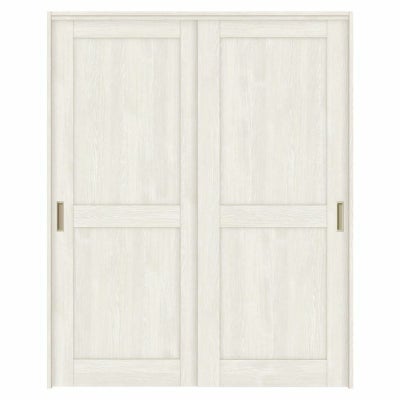 オーダーサイズ リクシル ラシッサＳ 室内引戸 上吊方式 引違い戸2枚建 ASUH-LAH ノンケーシング枠 W1092～1992㎜×Ｈ1750～2425㎜