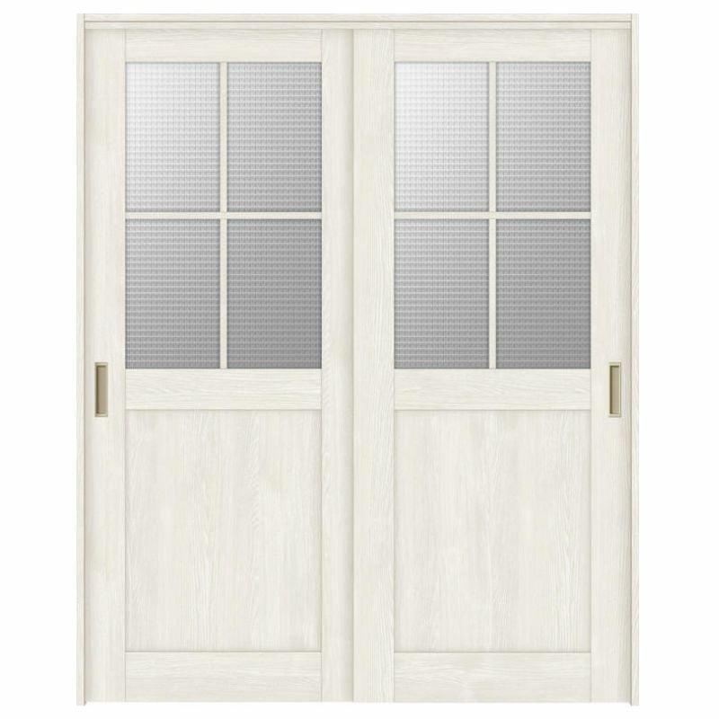 オーダーサイズ リクシル ラシッサＳ 室内引戸 上吊方式 引違い戸2枚建 ASUH-LGH ノンケーシング枠 W1092～1992㎜×Ｈ1750～2425㎜