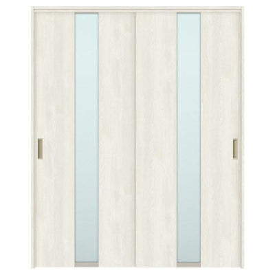 オーダーサイズ リクシル ラシッサＳ 室内引戸 上吊方式 引違い戸2枚建 ASUH-LGM ノンケーシング枠  W1092～1992㎜×Ｈ1750～2425㎜