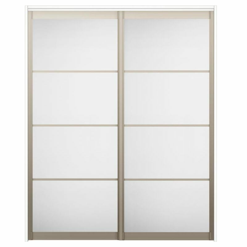 オーダーサイズ リクシル ラシッサＳ アルミタイプ 室内引戸 上吊方式 引違い戸2枚建 ASUH-LZB ノンケーシング枠 W1092～1992㎜×Ｈ1750～2425㎜