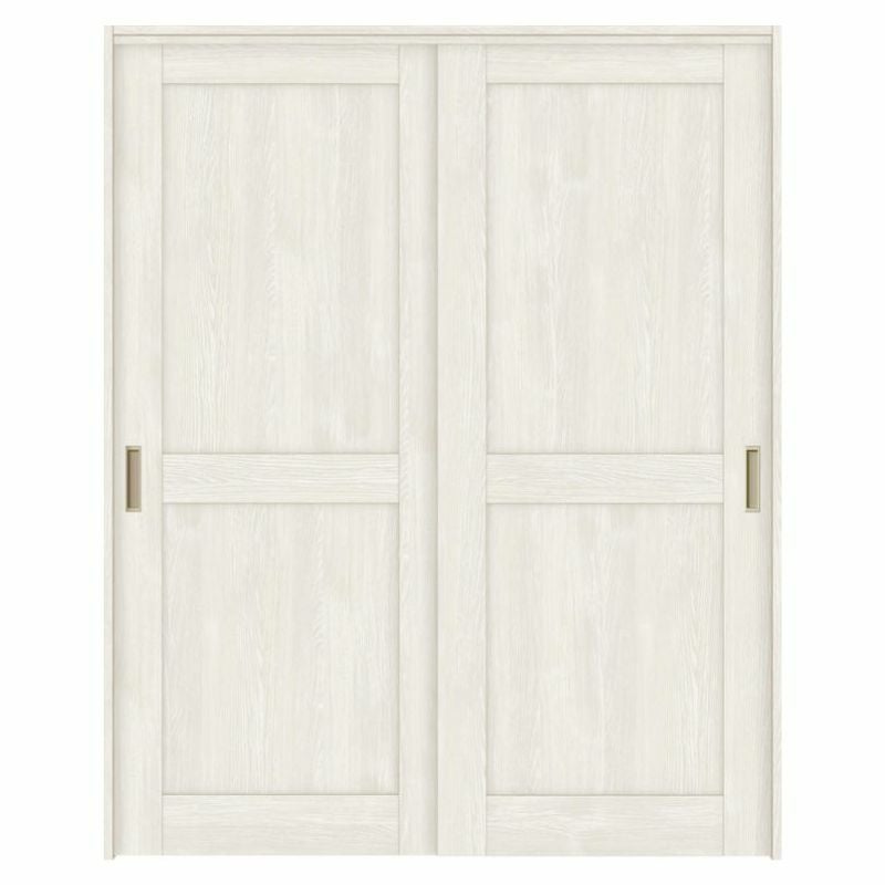 オーダーサイズ リクシル ラシッサＳ 室内引戸 上吊方式 引違い戸2枚建 ASUH-LAH ケーシング付枠 W1092～1992㎜×Ｈ1750～2425㎜