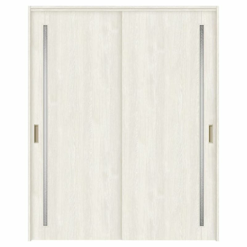 オーダーサイズ リクシル ラシッサＳ 室内引戸 上吊方式 引違い戸2枚建 ASUH-LGC ケーシング付枠 W1092～1992㎜×Ｈ1750～2425㎜