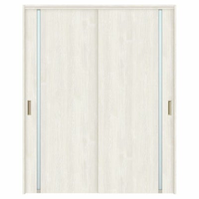 オーダーサイズ リクシル ラシッサＳ 室内引戸 上吊方式 引違い戸2枚建 ASUH-LGL ケーシング付枠 W1092～1992㎜×Ｈ1750～2425㎜