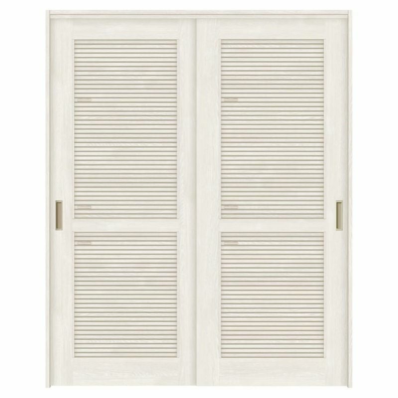 オーダーサイズ リクシル ラシッサＳ 通風タイプ 室内引戸 上吊方式 引違い戸2枚建 ASUH-LTA ケーシング付枠 W1092～1992㎜×Ｈ1750～2425㎜