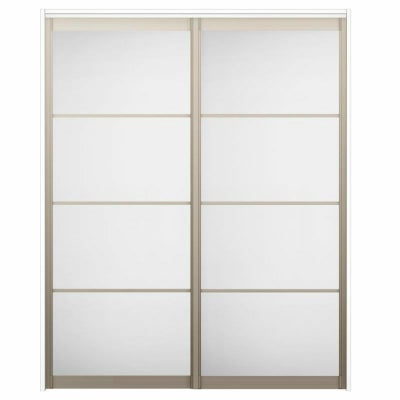 オーダーサイズ リクシル ラシッサＳ アルミタイプ 室内引戸 上吊方式 引違い戸2枚建 ASUH-LZB ケーシング付枠 W1092～1992㎜×Ｈ1750～2425㎜