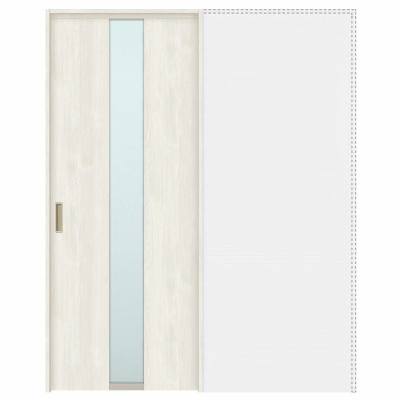 オーダーサイズ リクシル ラシッサＳ 室内引戸 上吊方式 引込み戸標準タイプ ASUHK-LGM ノンケーシング枠  W1188～1992㎜×Ｈ1750～2425㎜