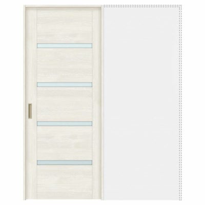 オーダーサイズ リクシル ラシッサＳ 室内引戸 上吊方式 引込み戸標準タイプ ASUHK-LGR ノンケーシング枠 W1188～1992㎜×Ｈ1750～2425㎜