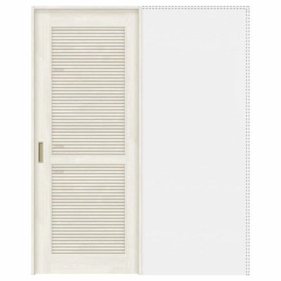 オーダーサイズ リクシル ラシッサＳ 通風タイプ 室内引戸 上吊方式 引込み戸標準タイプ ASUHK-LTA ノンケーシング枠 W1188～1992㎜×Ｈ1750～2425㎜