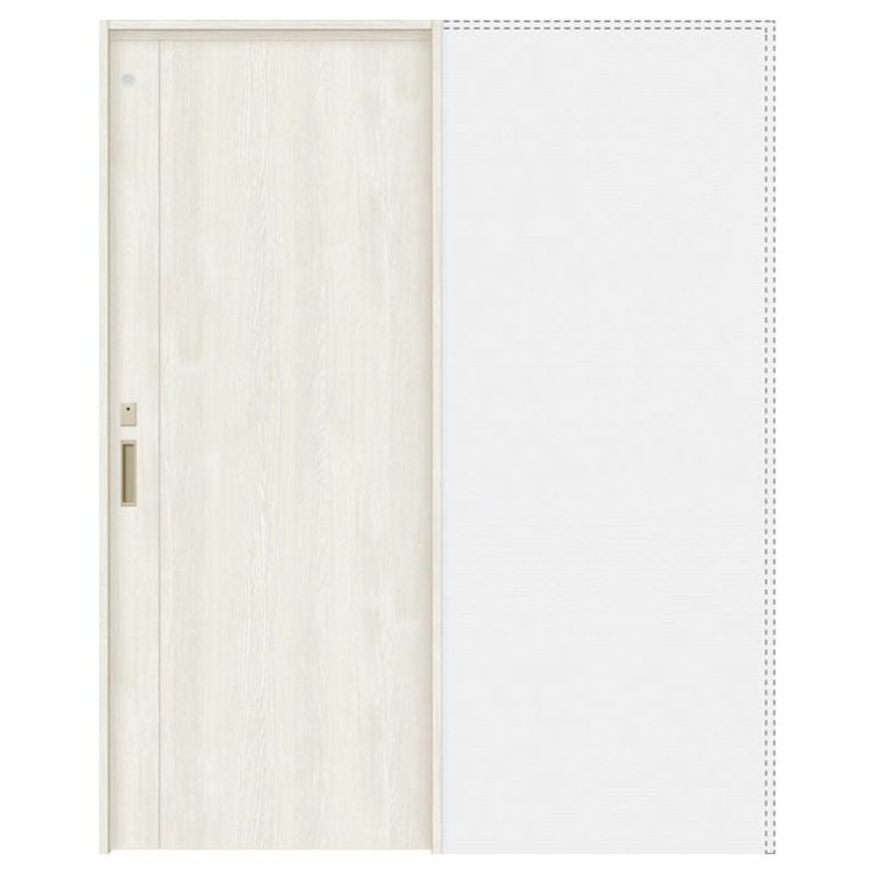 オーダーサイズ リクシル ラシッサＳ 室内引戸 上吊方式 引込み戸トイレタイプ ASUHL-LAC ノンケーシング枠 W1188～1992㎜×Ｈ1750～2425㎜