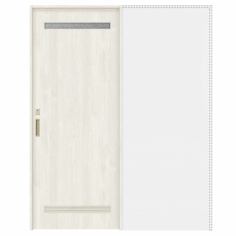 オーダーサイズ リクシル ラシッサＳ 洗面タイプ 室内引戸 上吊方式 引込み戸トイレタイプ ASUHL-LYA ノンケーシング枠 W1188～1992㎜×Ｈ1750～2425㎜