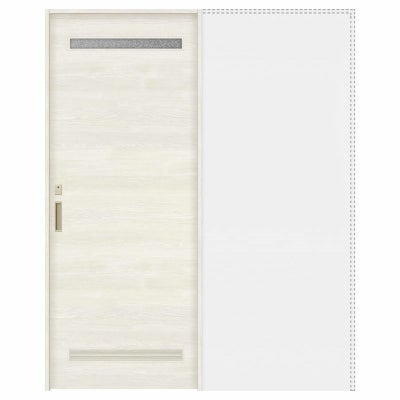 オーダーサイズ リクシル ラシッサＳ 洗面タイプ 室内引戸 上吊方式 引込み戸トイレタイプ ASUHL-LYB ノンケーシング枠 W1188～1992㎜×Ｈ1750～2425㎜