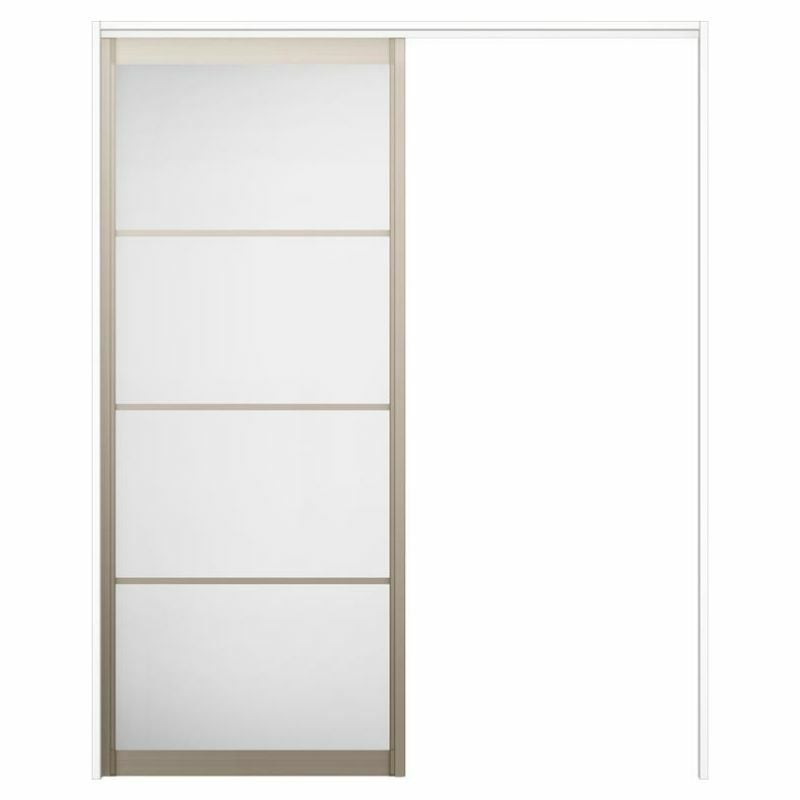 オーダーサイズ リクシル ラシッサＳ 可動間仕切り 引戸上吊方式 片引戸標準タイプ ASMKH-LZB ノンケーシング枠 W1092～1992㎜×Ｈ1750～2425㎜