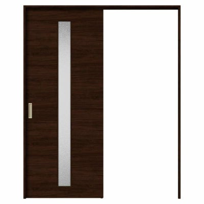 オーダーサイズ リクシル ラシッサＳ 可動間仕切り 引戸上吊方式 片引戸標準タイプ ASMKH-LGB ケーシング付枠 W1092～1992㎜×Ｈ1750～2425㎜