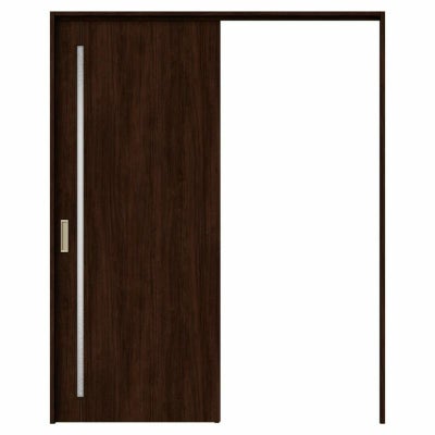 オーダーサイズ リクシル ラシッサＳ 可動間仕切り 引戸上吊方式 片引戸標準タイプ ASMKH-LGC ケーシング付枠 W1092～1992㎜×Ｈ1750～2425㎜