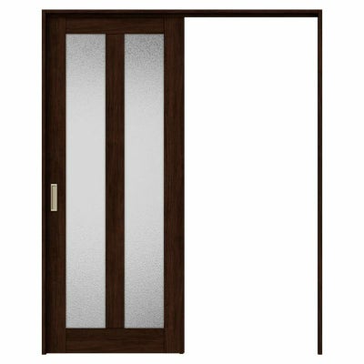 オーダーサイズ リクシル ラシッサＳ 可動間仕切り 引戸上吊方式 片引戸標準タイプ ASMKH-LGG ケーシング付枠 W1092～1992㎜×Ｈ1750～2425㎜