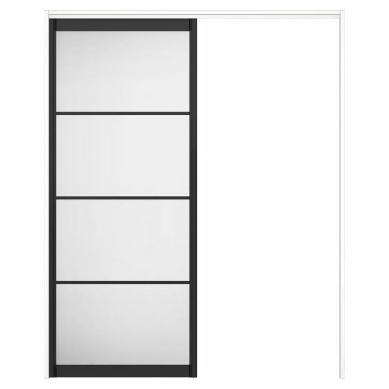 オーダーサイズ リクシル ラシッサＳ 可動間仕切り 引戸上吊方式 片引戸標準タイプ ASMKH-LZB ケーシング付枠 W1092～1992㎜×Ｈ1750～2425㎜