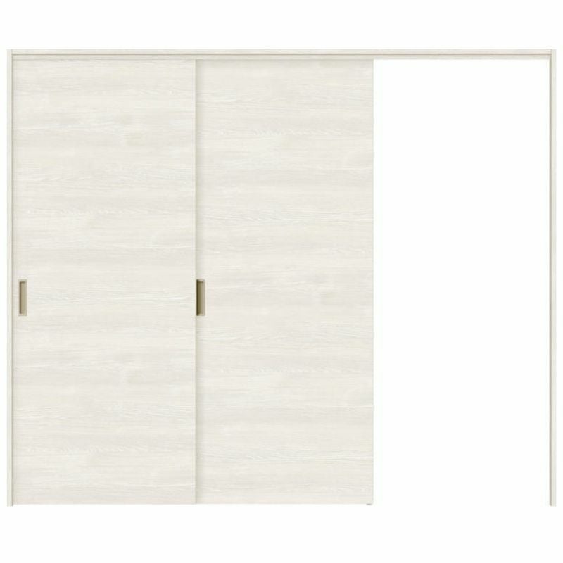 オーダーサイズ リクシル ラシッサＳ 可動間仕切り 引戸上吊方式 片引戸2枚建 ASMKD-LAB ノンケーシング枠 W1604～2954㎜×Ｈ1750～2425㎜