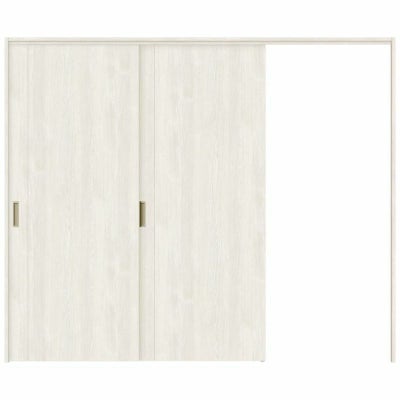 オーダーサイズ リクシル ラシッサＳ 可動間仕切り 引戸上吊方式 片引戸2枚建 ASMKD-LAC ノンケーシング枠 W1604～2954㎜×Ｈ1750～2425㎜