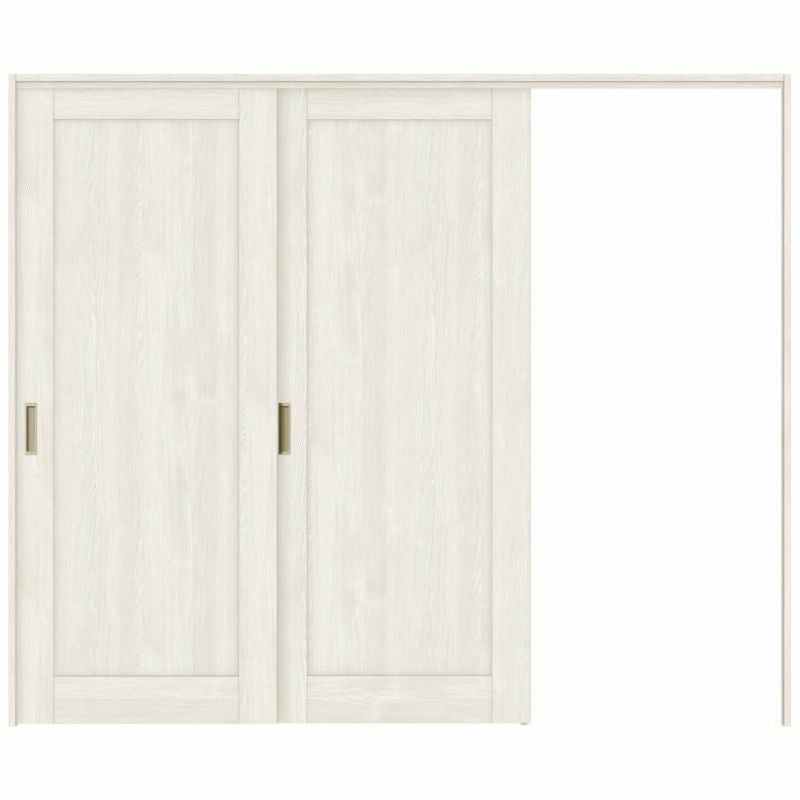 オーダーサイズ リクシル ラシッサＳ 可動間仕切り 引戸上吊方式 片引戸2枚建 ASMKD-LAG ノンケーシング枠 W1604～2954㎜×Ｈ1750～2425㎜