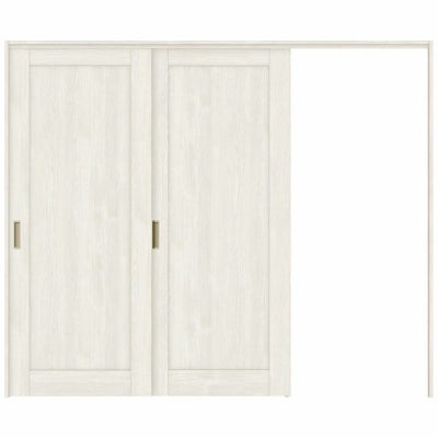 オーダーサイズ リクシル ラシッサＳ 可動間仕切り 引戸上吊方式 片引戸2枚建 ASMKD-LAG ノンケーシング枠 W1604～2954㎜×Ｈ1750～2425㎜